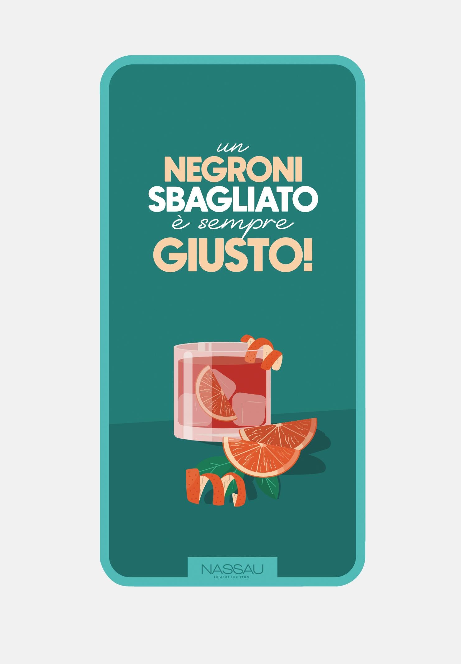 NASSAU BEACH CULTURE NEGRONI SBAGLIATO