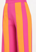 ALMA SANCHEZ PANTALONE PARIKARANCIONE-FUCSIA