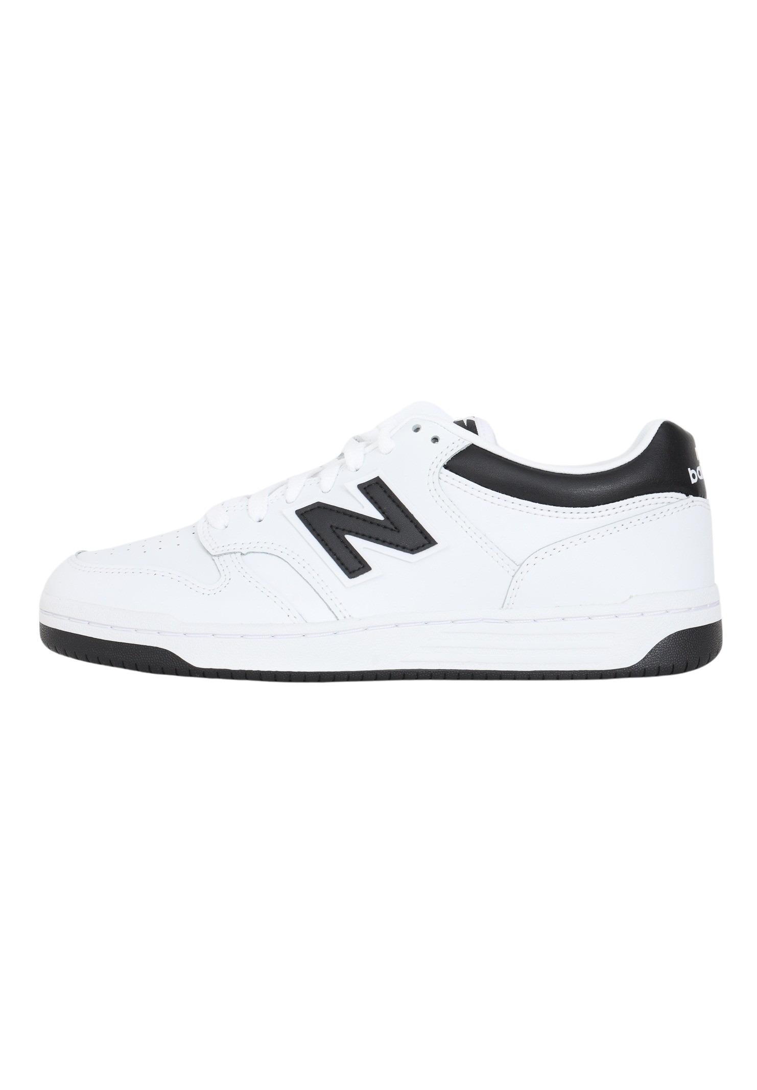 NEW BALANCE BB480LBKWHITE-BLACK