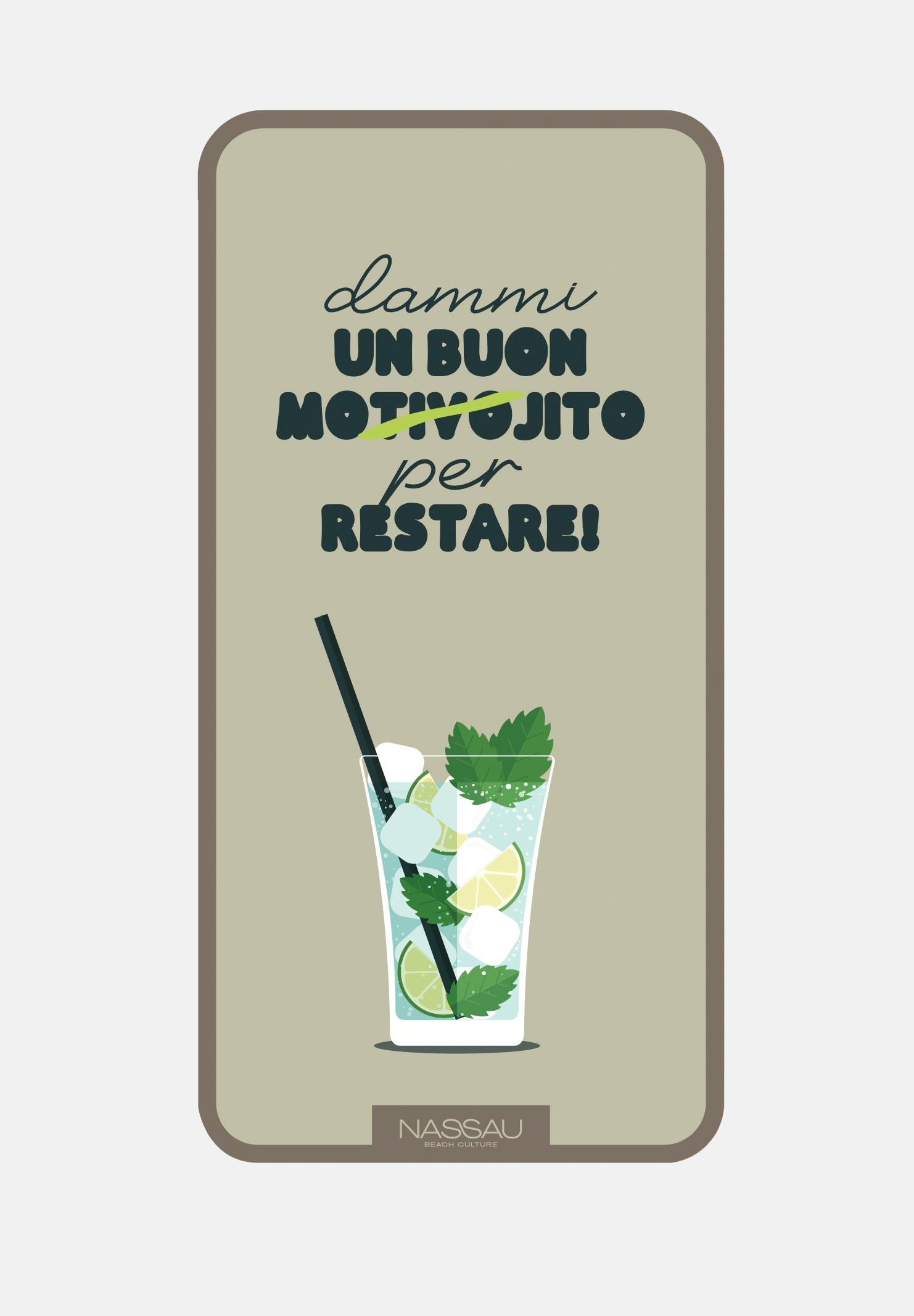 NASSAU BEACH CULTURE UN BUON MOJITO