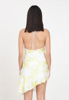 GLAMOROUS CK6871YELLOW PRINT SATIN