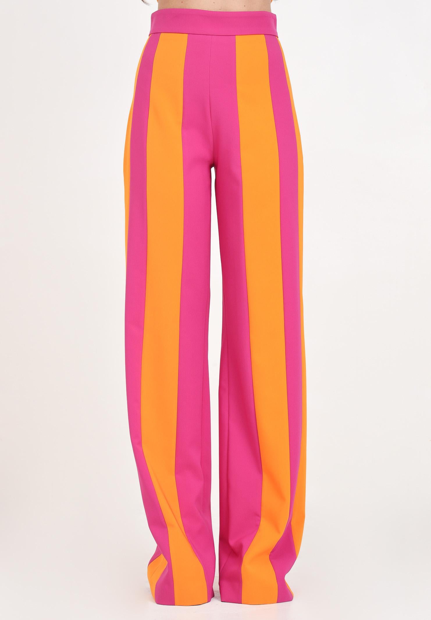 ALMA SANCHEZ PANTALONE PARIKARANCIONE-FUCSIA