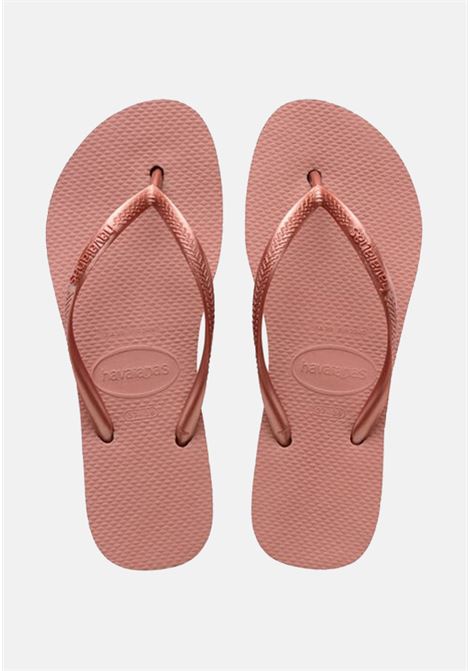 Havaianas Slim Flatform women's pink flip flops HAVAIANAS | 41445373544
