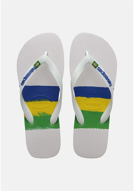 Havaianas Brasil Tech men's white flip flops HAVAIANAS | 41472390001