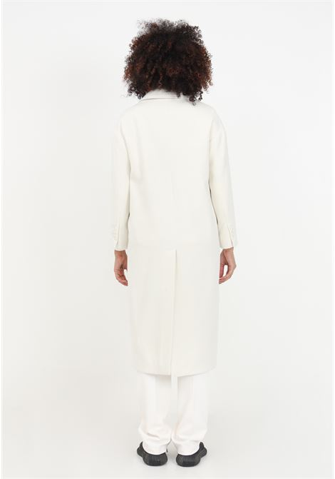 White women's coat with button closure HINNOMINATE | HNW1153.