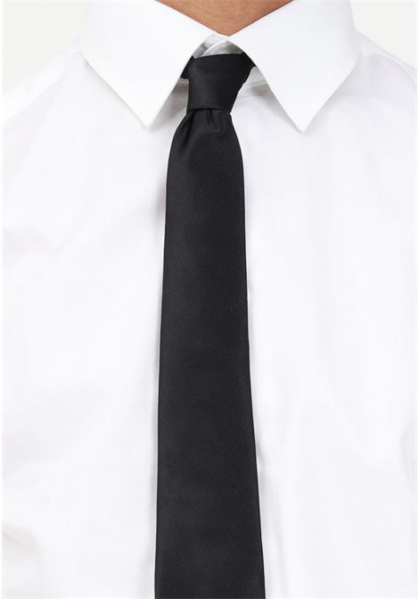 Cravatta in seta nera da uomo LANVIN | 1282/11C.