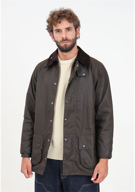 Giubbotto cerato Beaufort color oliva da uomo BARBOUR | 242-MWX0002MWXOL71