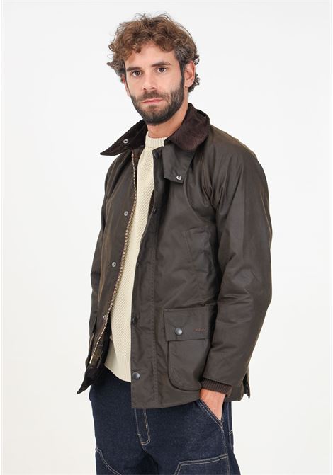 Giubbotto Bedale color oliva da uomo BARBOUR | 242-MWX0010MWXOL71