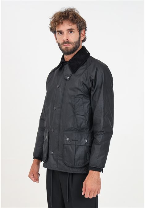 Giubbotto Bedale nero da uomo BARBOUR | 242-MWX0018MWXBK91