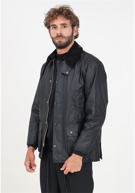 Giubbotto Bedale nero da uomo BARBOUR | 242-MWX0018MWXBK91