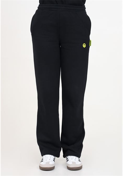 Pantalone sportivo nero per donna e bambina con patch logo BARROW | F4BKJUFP131110