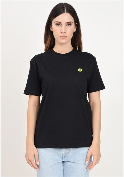T-shirt a manica corta nera per donna e bambina con stampa logo BARROW | F4BKJUTH132110