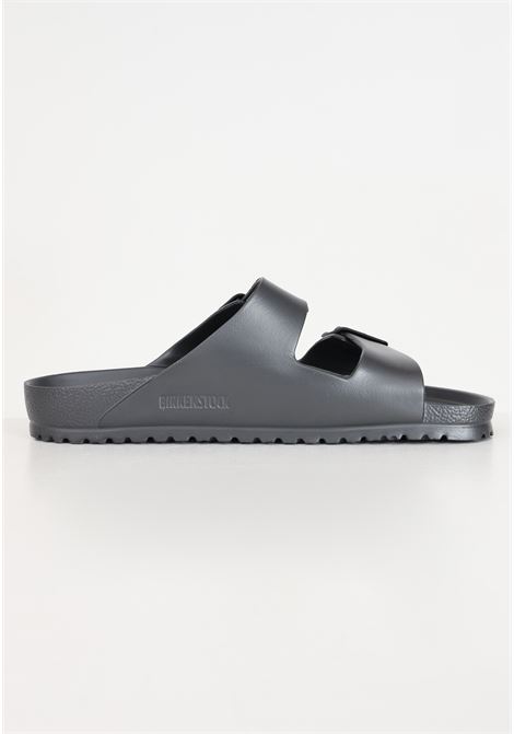 Arizona metallic gray slippers for men BIRKENSTOCK | 1001497.