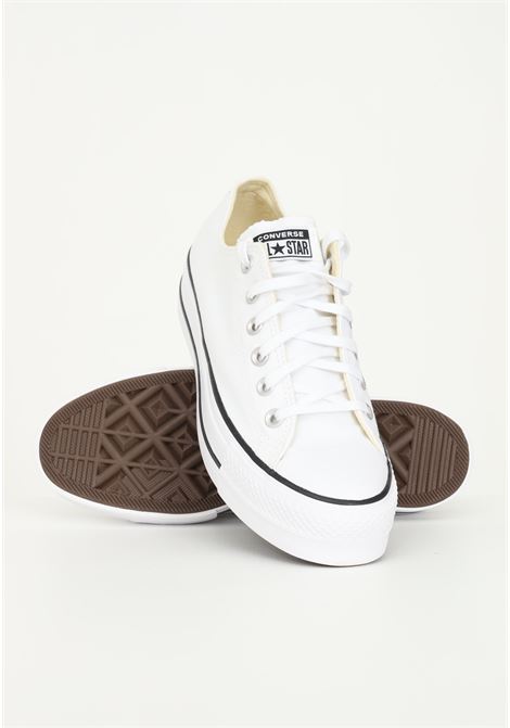 Sneakers Chuck Taylor All Star Platform Canvas bianche per uomo e donna CONVERSE | 560251C.