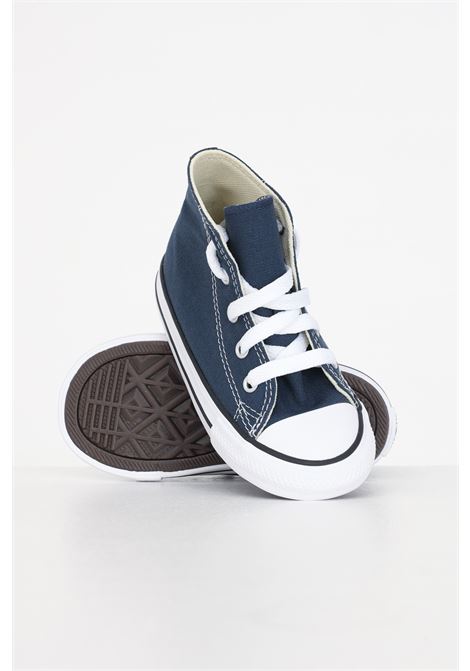 Navy blue high-top sneakers for newborns ALL STAR HI CONVERSE | 7J233C.