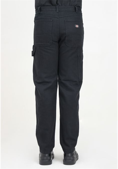 Black men's jeans with logo label DIckies | DK0A4XIFC401.