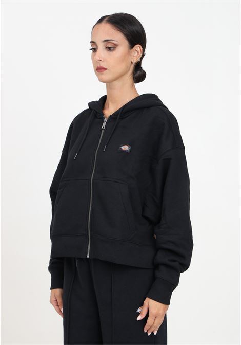 Felpa con zip Oakport nera da donna DIckies | DK0A4Y1ZBLK1.