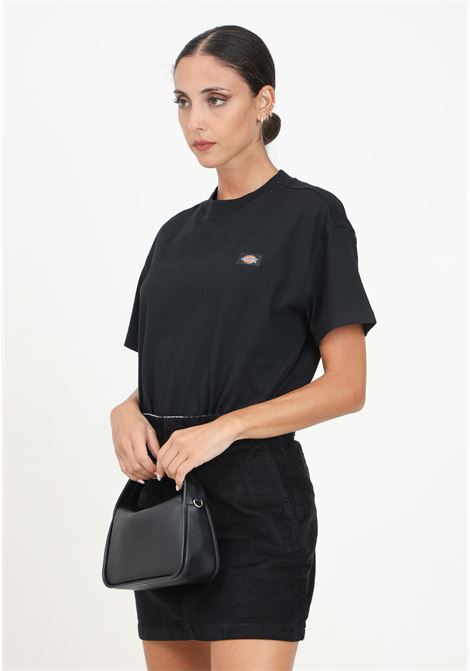 Women's black casual t-shirt with logo patch DIckies | DK0A4Y8LBLK1.