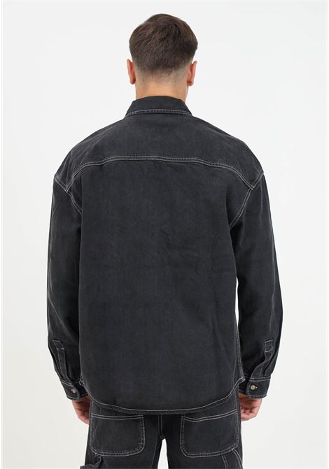 Camicia di jeans a manica lunga Houston in denim nero da uomo DIckies | DK0A4YF5J791.