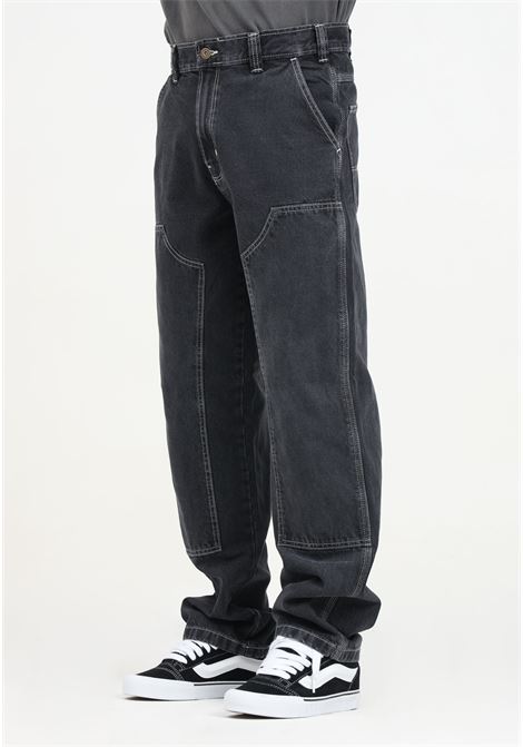 Jeans Madison Double Knee in denim nero da uomo DIckies | DK0A4YPXJ791.