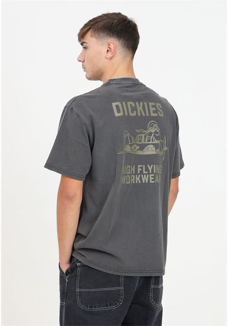 T-shirt a manica corta High Flying grigia da uomo DIckies | DK0A863ABLK1.