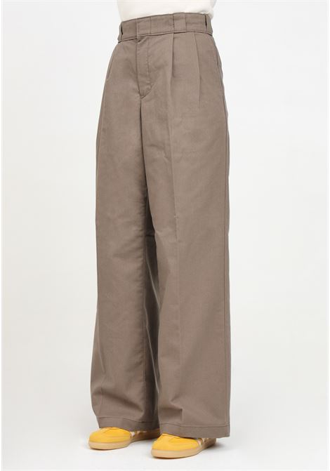 Pantalone casual multitasche marrone da donna DIckies | DK0A863MMR11.