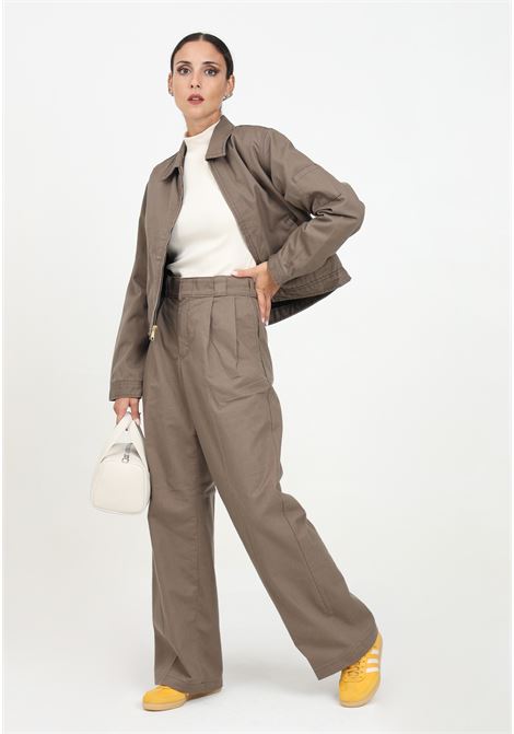 Pantalone casual multitasche marrone da donna DIckies | DK0A863MMR11.