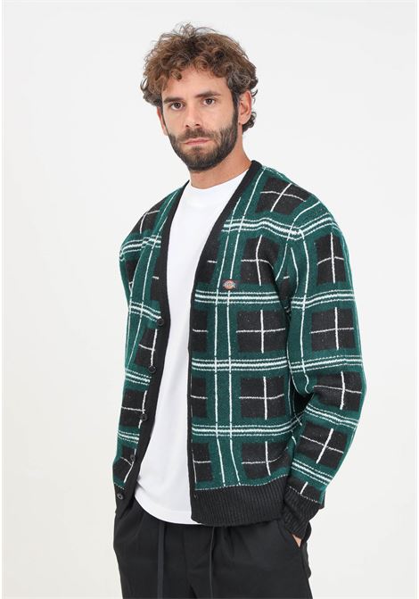 Cardigan Stevensville verde e nero da uomo DIckies | DK0A863PBLK1.