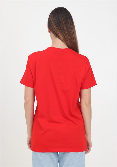Red short sleeve t-shirt for women and girls with logo print DSQUARED | DQ2471D004GDQ453