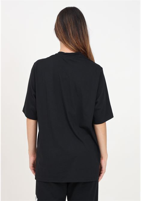 T-shirt a manica corta nera per donna e bambina con stampa Icon DSQUARED | DQ2659D00MVDQ900