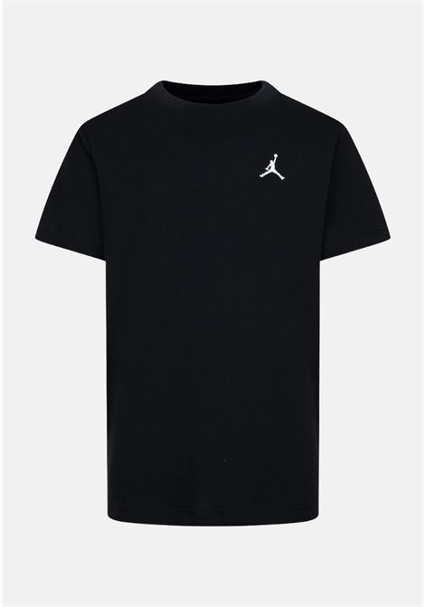 T-shirt a manica corta nera per bambino e bambina con ricamo Jumpman JORDAN | 95D266023