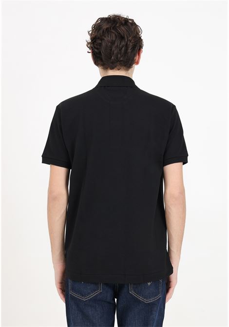 Black polo shirt for men and women with crocodile logo patch LACOSTE | 1212031