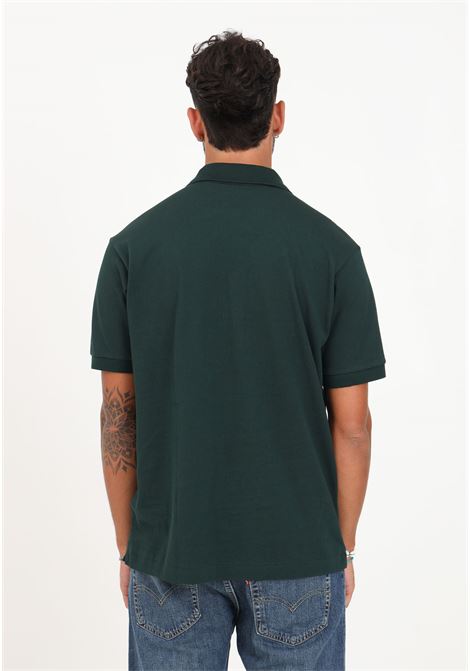 Green polo shirt with men's logo LACOSTE | 1212YZP