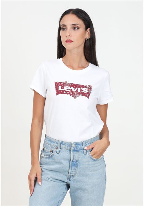 T-shirt a manica corta Perfect bianca da donna LEVIS® | 17369-27992799