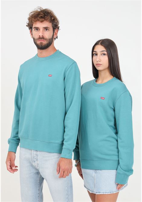 Felpa girocollo New Original verde per uomo e donna LEVIS® | 35909-00500050