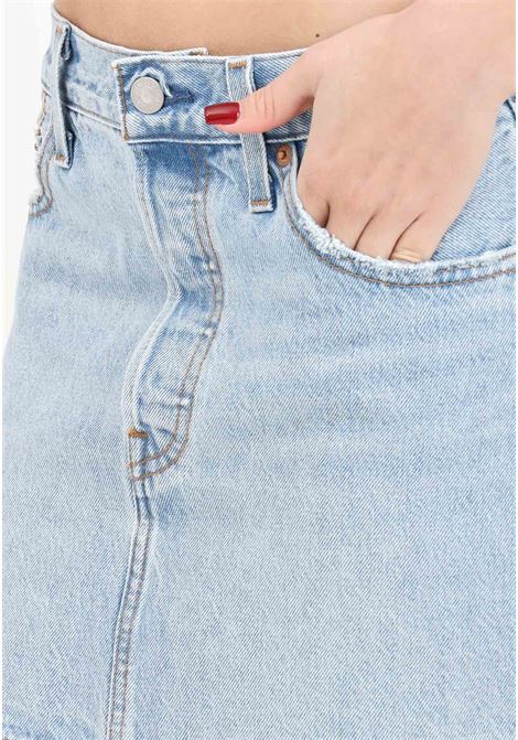 Icon short skirt in light denim for women LEVIS® | A4694-00030003