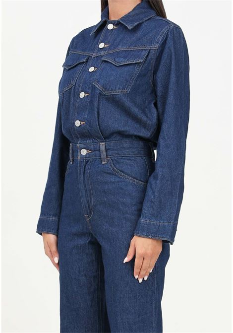 Tuta Western in denim blu da donna LEVIS® | A8647-00010001