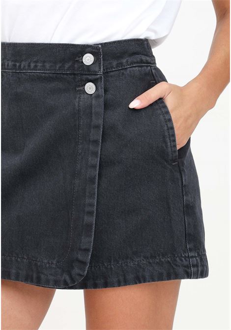 Gonna corta Avvolgente in denim nero da donna LEVIS® | A8723-00010001