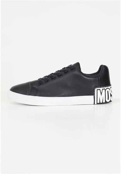 Sneakers nere da uomo con logo in gomma sul retro MOSCHINO | MB15402G1LGA0000