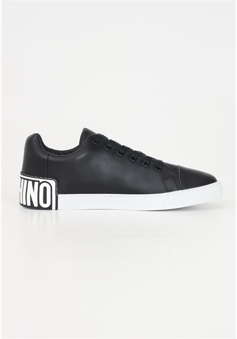 Sneakers nere da uomo con logo in gomma sul retro MOSCHINO | MB15402G1LGA0000