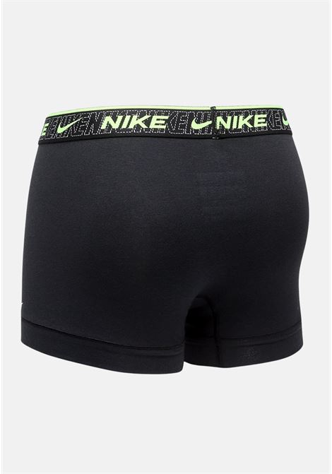 Set da 3 boxer neri da uomo con elastici logati in colori differenti NIKE | 0000KE1008JV7