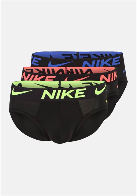 Set da tre slip STRETCH BRIEF neri da uomo NIKE | 0000KE1155PBR