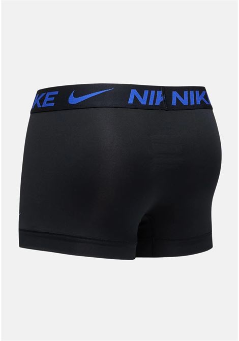 Set da tre boxer neri da uomo con fascia elastica logata con colori fluo NIKE | 0000KE1156PBR