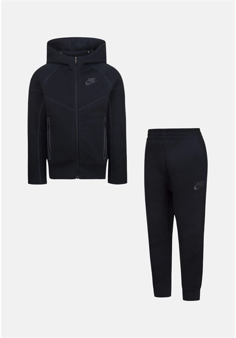 Black sports tracksuit for boys and girls NIKE | 86L050023