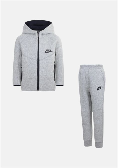 Tuta Tech Fleece grigia per bambino e bambina NIKE | 86L050042