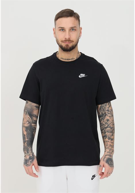 T-shirt Nike Sportswear Club nera per uomo e donna NIKE | AR4997013