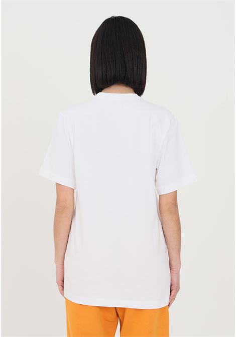 T-shirt sportiva bianca per uomo e donna con ricamo logo NIKE | AR4997101