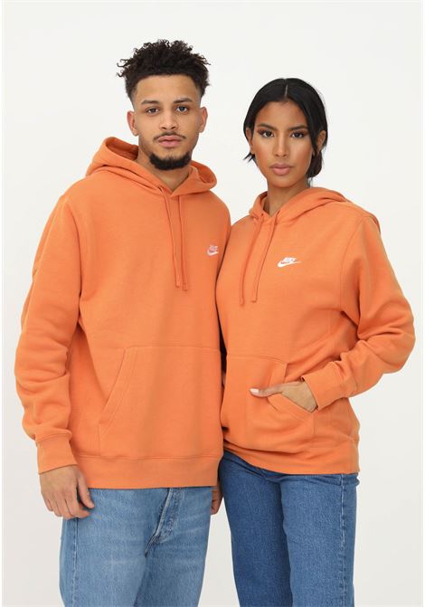 Felpa unisex con logo in rilievo arancione NIKE | BV2654808