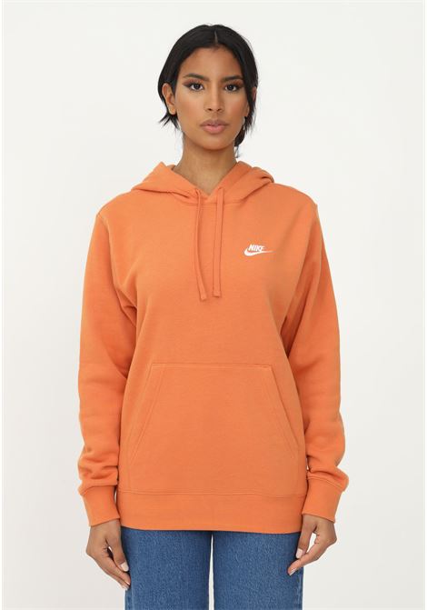 Felpa unisex con logo in rilievo arancione NIKE | BV2654808