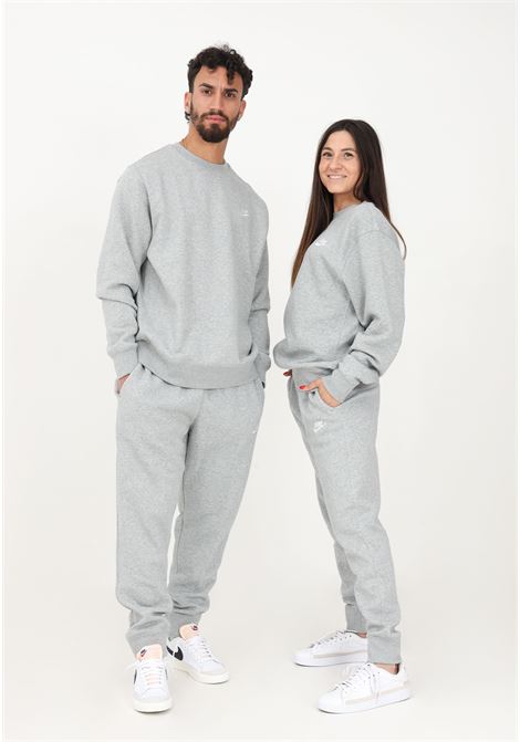 Pantaloni uomo donna sportswear club fleece grigio NIKE | BV2671063